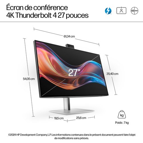 HP S7 PRO 727PM 4K CONF MNTR - Achat / Vente sur grosbill.com - 5