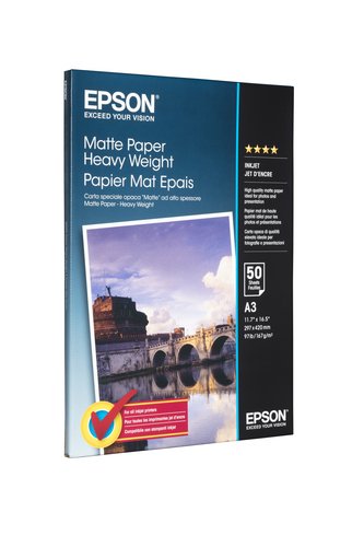 Paper/Matte Heavy Weight A3 167gm2 50sh - Achat / Vente sur grosbill.com - 1