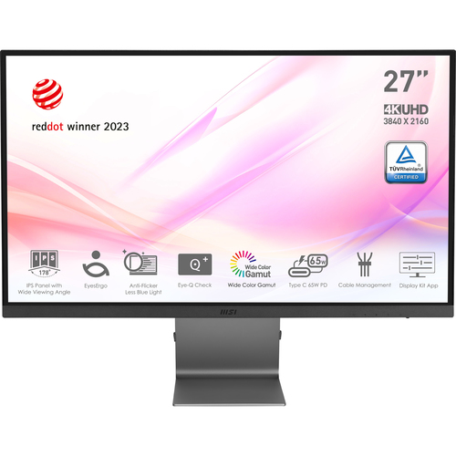 MSI Modern 27 4K 60Hz/IPS/USB-C/4ms/Adaptive Sync