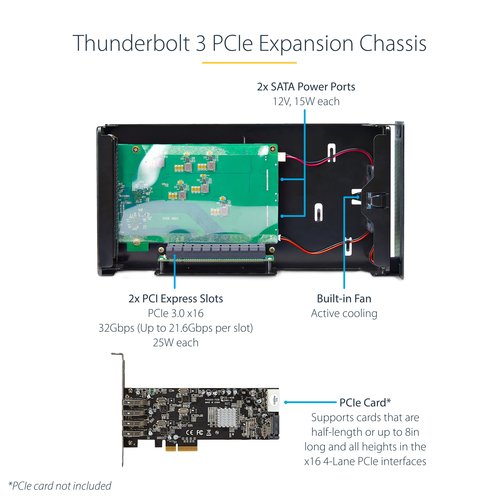 THUNDERBOLT 3 PCIE CHASSIS DUAL - Achat / Vente sur grosbill.com - 12
