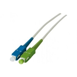 Cordon simplex fibre optique OS2 LS0H APC/UPC 3,0m