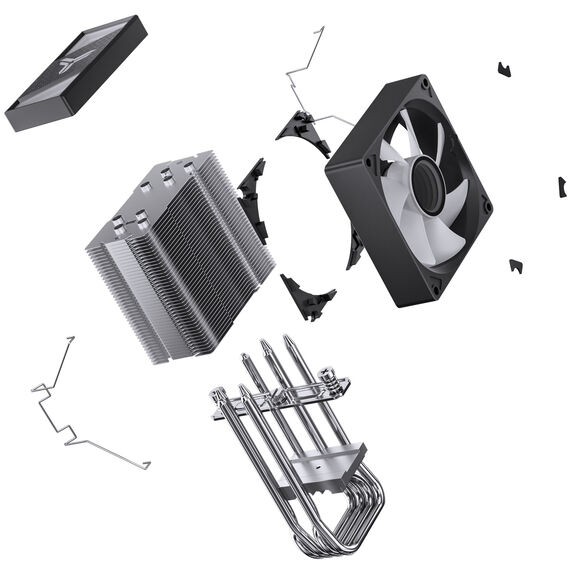 Jonsbo Noir - Ventilateur CPU Jonsbo - grosbill.com - 1
