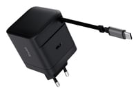 Trust Maxo Chargeur rétractable secteur 65W USB-C + Câble USB-C - 0,67m (25805) - Achat / Vente Chargeur sur grosbill.com - 1
