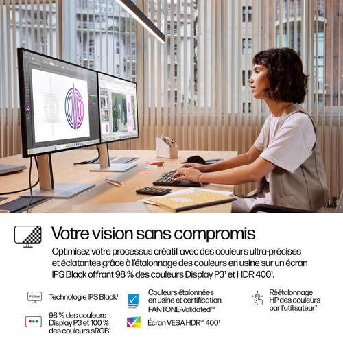 727pu - 27" QHD 120Hz IPS USB-C Thunderbolt 4 - Achat / Vente sur grosbill.com - 5