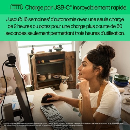 HP 920 Ergo VRTCL Wireless Mouse EMEA-IN - Achat / Vente sur grosbill.com - 9