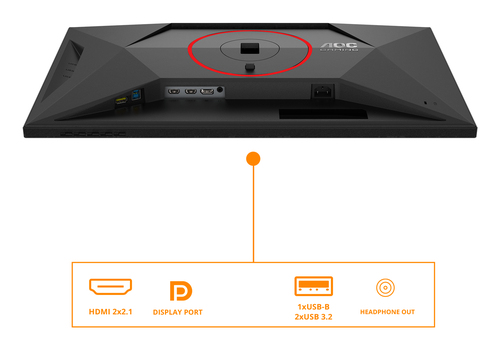 AOC 27 pouces  U27G4R - Ecran PC AOC - grosbill.com - 2