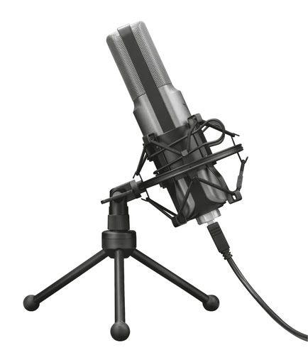 Trust Microphone Streaming Lance - Noir/USB/Trépied (22614 --) - Achat / Vente Accessoire Streaming / Vlogging  sur grosbill.com - 2