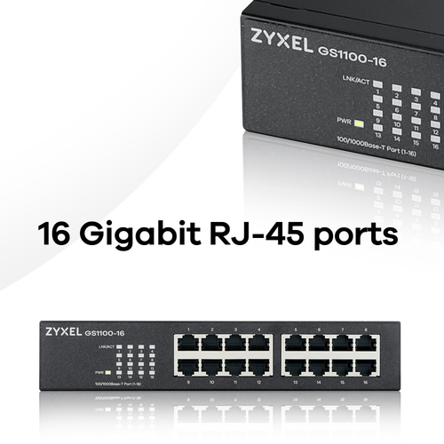 Switch Zyxel Switch - Zyxel GS-1100-16 V3 - grosbill.com - 11