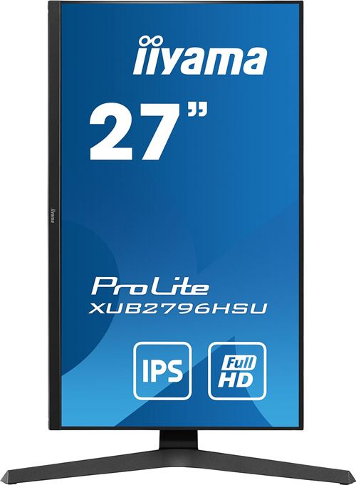 Iiyama 27 pouces  XUB2796HSU-B1-- - Ecran PC Iiyama - grosbill.com - 3