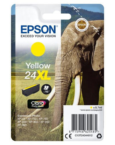 Epson - Jaune - C13T24344012 - Achat / Vente Consommable imprimante sur grosbill.com - 0