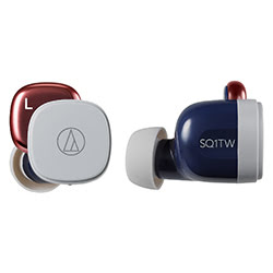 image produit Audio-Technica ATH-SQ1TWNRD Sans Fil - Bleu/Rouge Grosbill