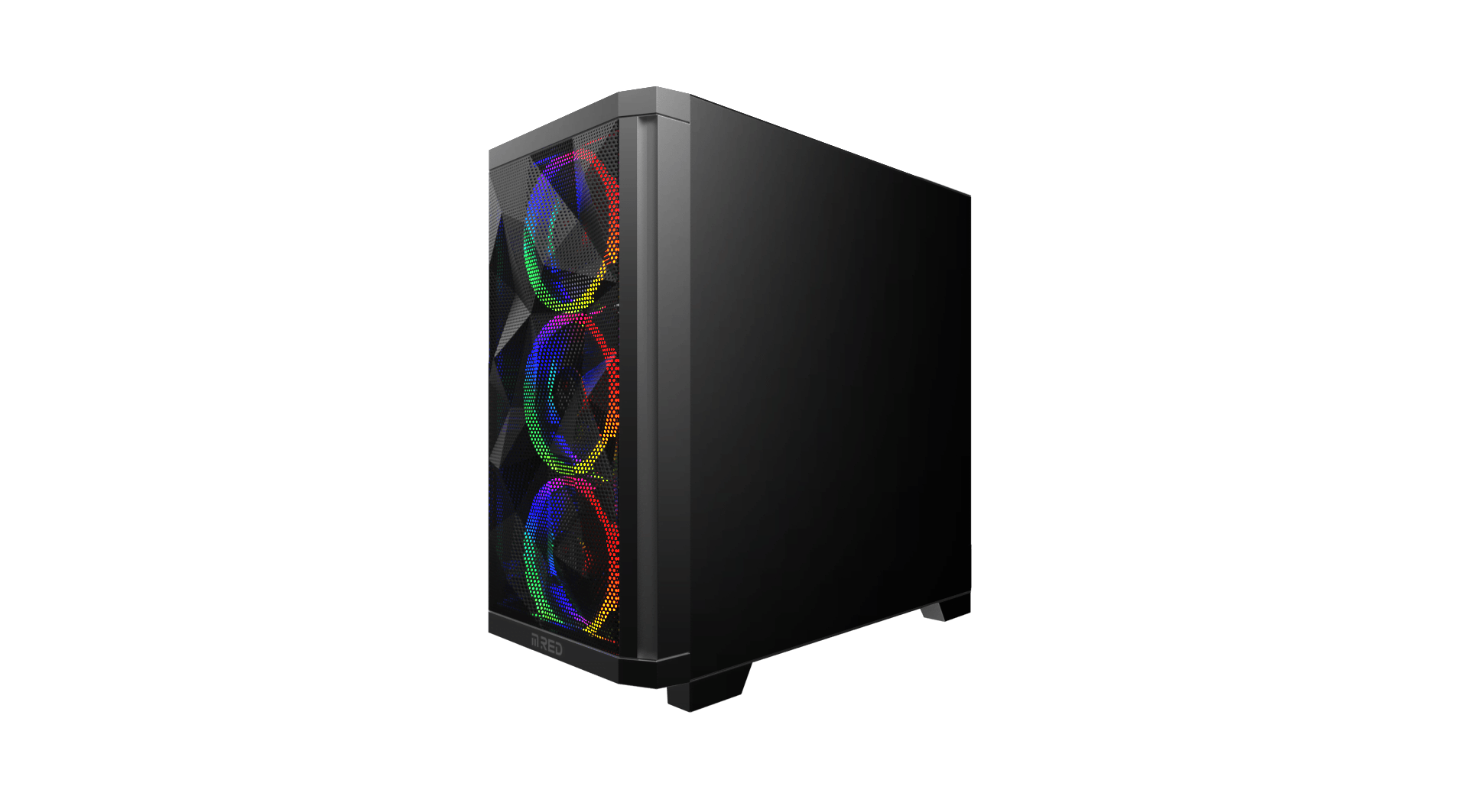 M.RED StarDust Mini Noir RGB Noir - Boîtier PC M.RED - grosbill.com - 1