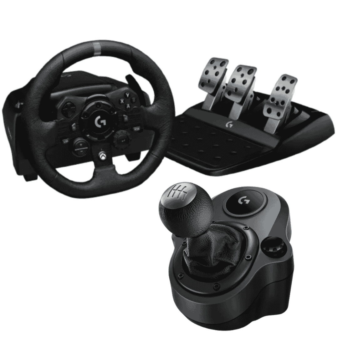 Logitech G923 Racing Wheel & Pedals + Shifter (941-000149 / 941-000130) - Achat / Vente Pack Simracing sur grosbill.com - 0