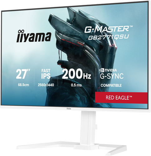 Iiyama 27 pouces  GB2771QSU-W1 - Ecran PC Iiyama - grosbill.com - 3