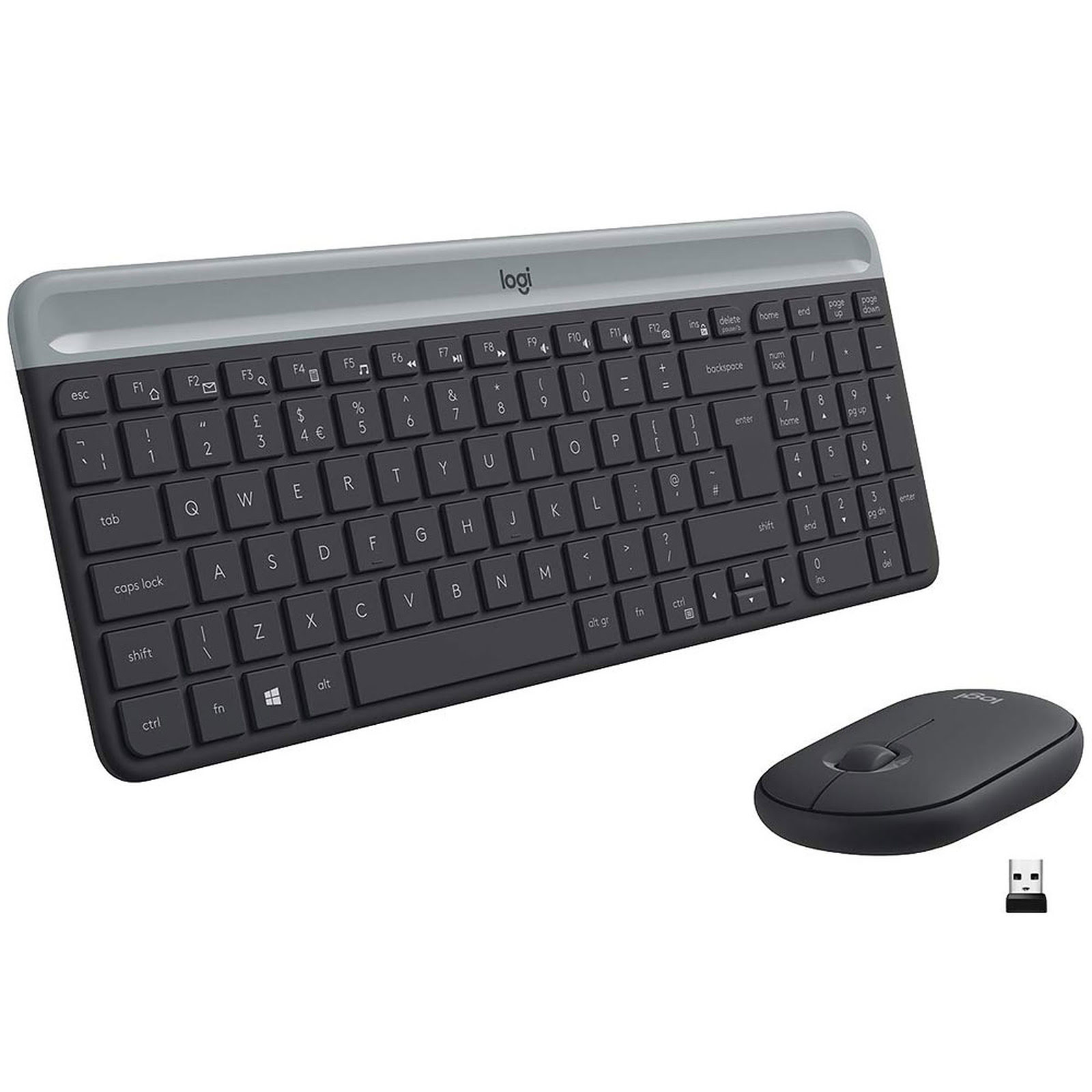 Logitech MK470 Graphite - Pack Clavier/Souris 