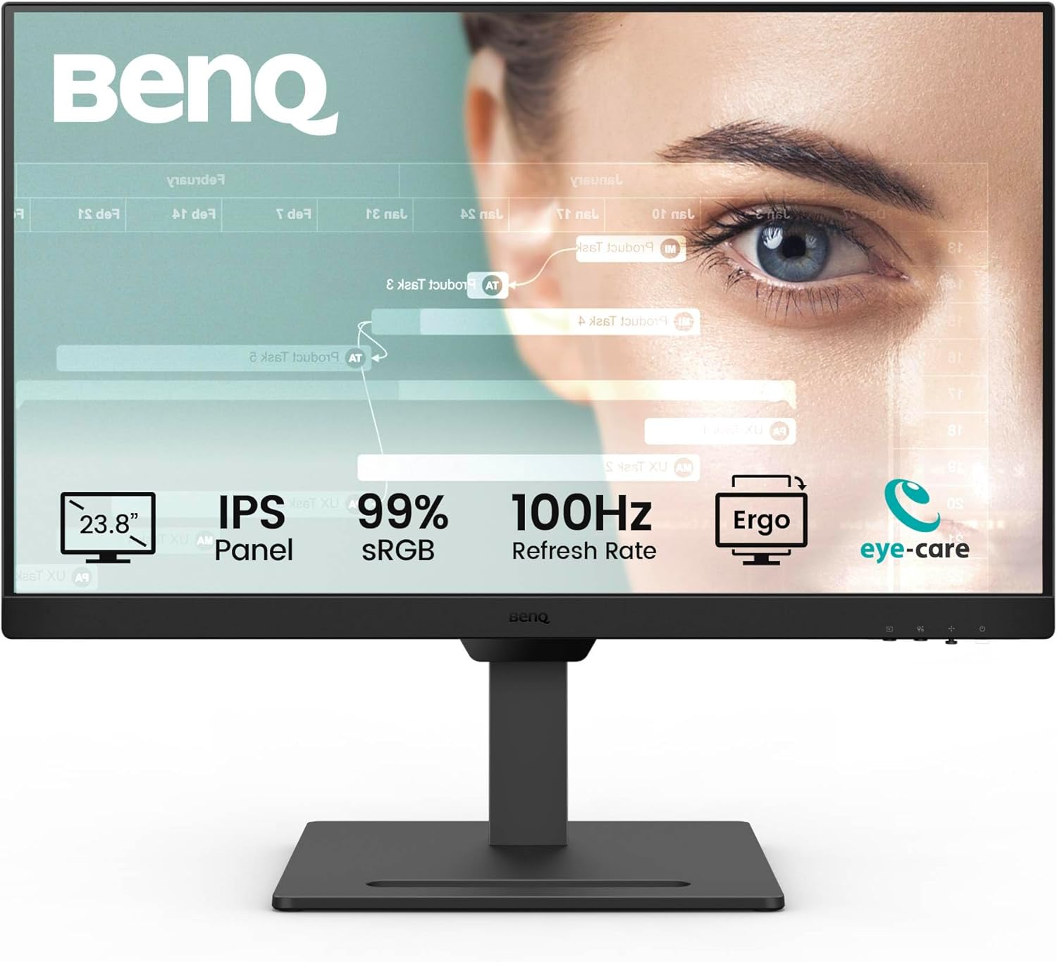 BenQ 24 pouces  9H.LMJLJ.LBE - Ecran PC BenQ - grosbill.com - 0