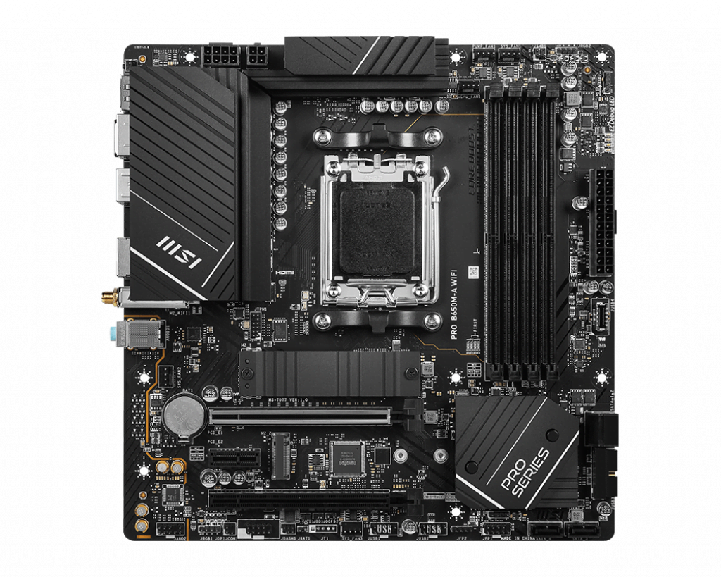 MSI PRO B650M-A WIFI Micro-ATX  - Carte mère MSI - grosbill.com - 1