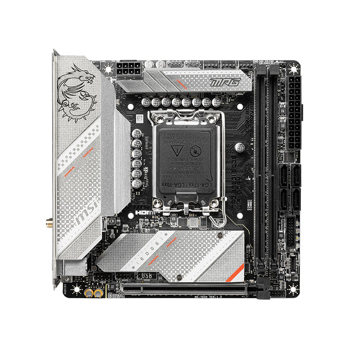 MSI MPG B760I EDGE WIFI DDR4 Mini-ITX  - Carte mère MSI - 3