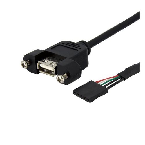 StarTech 1ft Motherboard to Panel Mount USB Cable