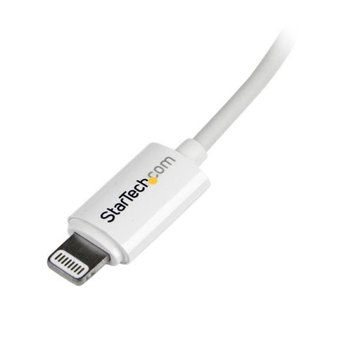 2m White 8-pin Lightning to USB Cable - Achat / Vente sur grosbill.com - 3