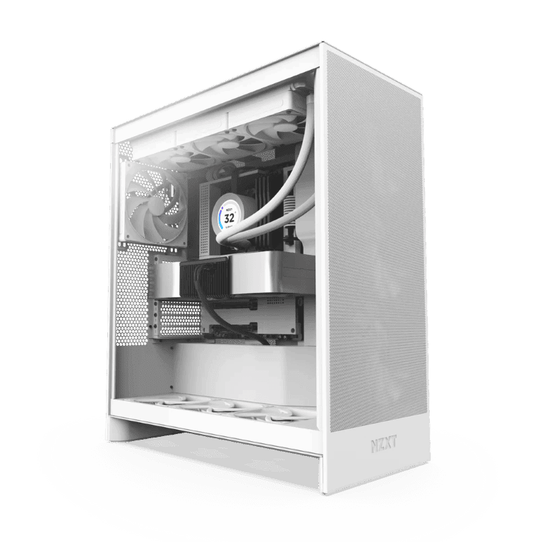 NZXT H7 Flow Blanc Blanc - Boîtier PC NZXT - grosbill.com - 4