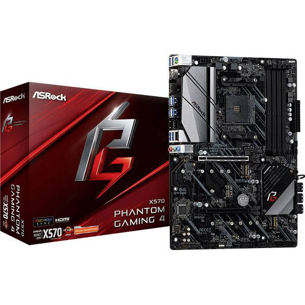 ASRock X570 Phantom Gaming 4 ATX  - Carte mère ASRock - 0