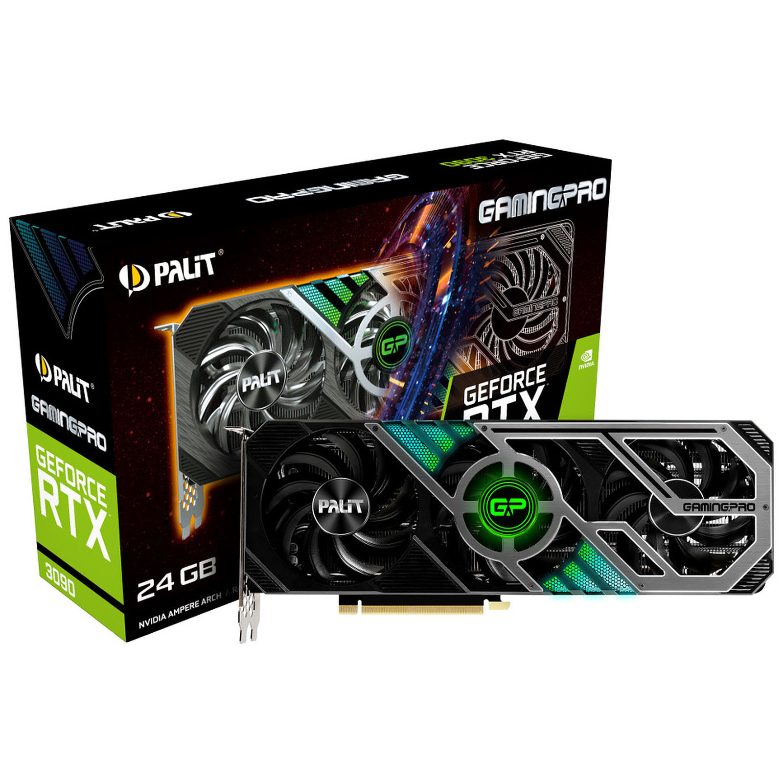 Palit RTX3090 GamingPRO 24G LHR  - Carte graphique Palit - 0