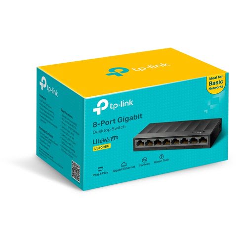 TP-Link LiteWave 8-Port Gigabit Desktop - Achat / Vente sur grosbill.com - 4