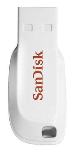 Sandisk Cruzer Blade 16GB White - Clé USB Sandisk - grosbill.com - 0