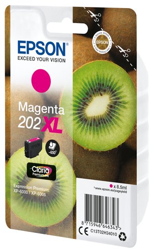 Epson Ink/202XL Kiwi 8.5ml MG SEC - Achat / Vente Consommable imprimante sur grosbill.com - 1