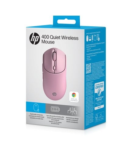 HP 400 Quiet Pink Wireless Mouse EURO - Achat / Vente sur grosbill.com - 11