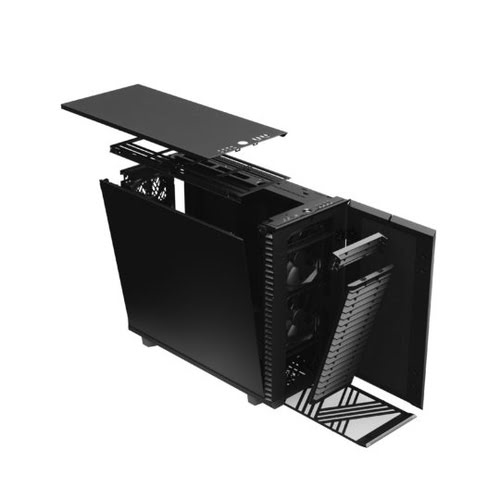 Fractal Design Define 7 Black Midi-Tower - gedÃ¤mmt, schwarz - Achat / Vente sur grosbill.com - 30