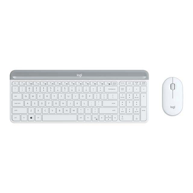 Logitech MK470 White - Pack Clavier/Souris - grosbill.com - 0