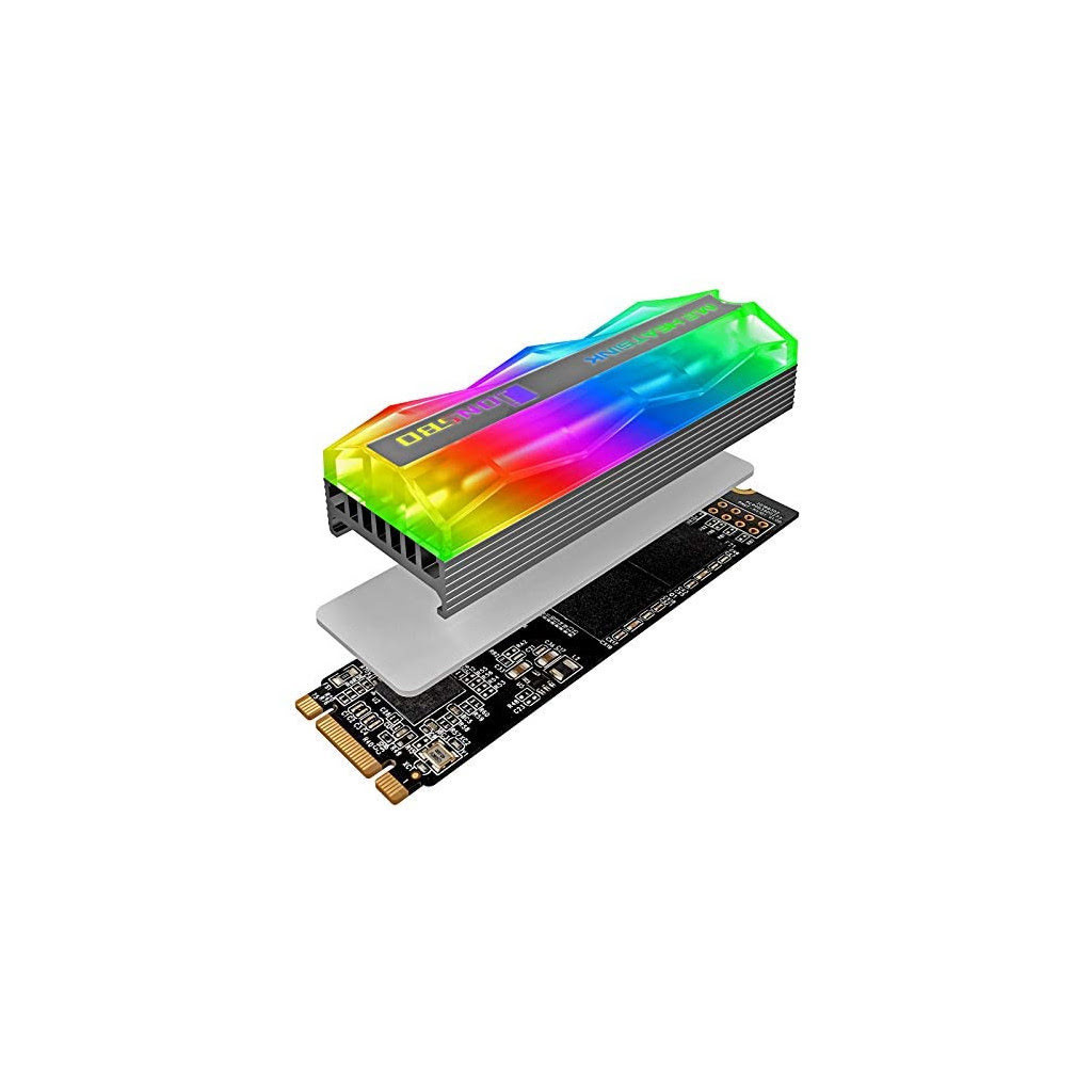 Jonsbo Refroidisseur SSD Mirage Edition M.2 RGB (M.2-2 Grey ARGB) - Achat / Vente Accessoire SSD sur grosbill.com - 1