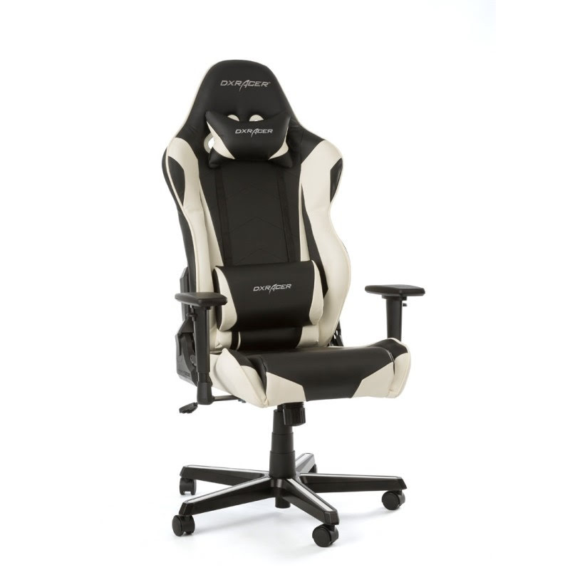 DXRacer Racing R0-NW Noir/Blanc - Siège PC Gamer - grosbill.com - 0