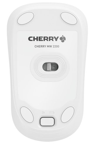 CHERRY MW 2200 WHITE - Achat / Vente sur grosbill.com - 1