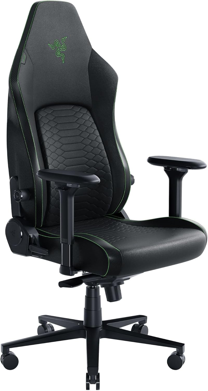 Razer Iskur V2 X NewGen Noir/Vert - Siège PC Gamer - grosbill.com - 0