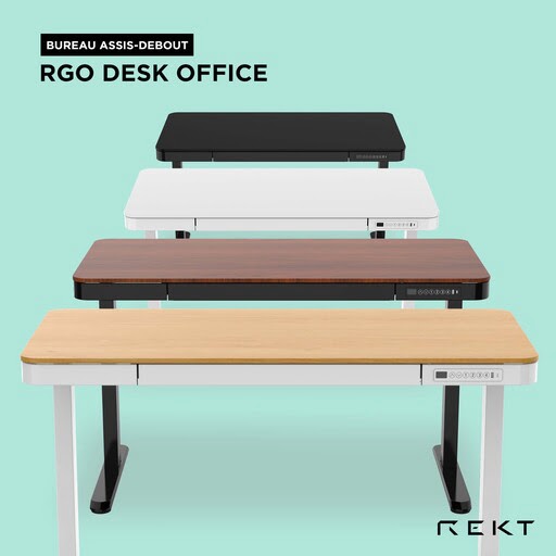 REKT RGo Desk Office 120 (RGODKOFBK) - Achat / Vente Bureau sur grosbill.com - 17