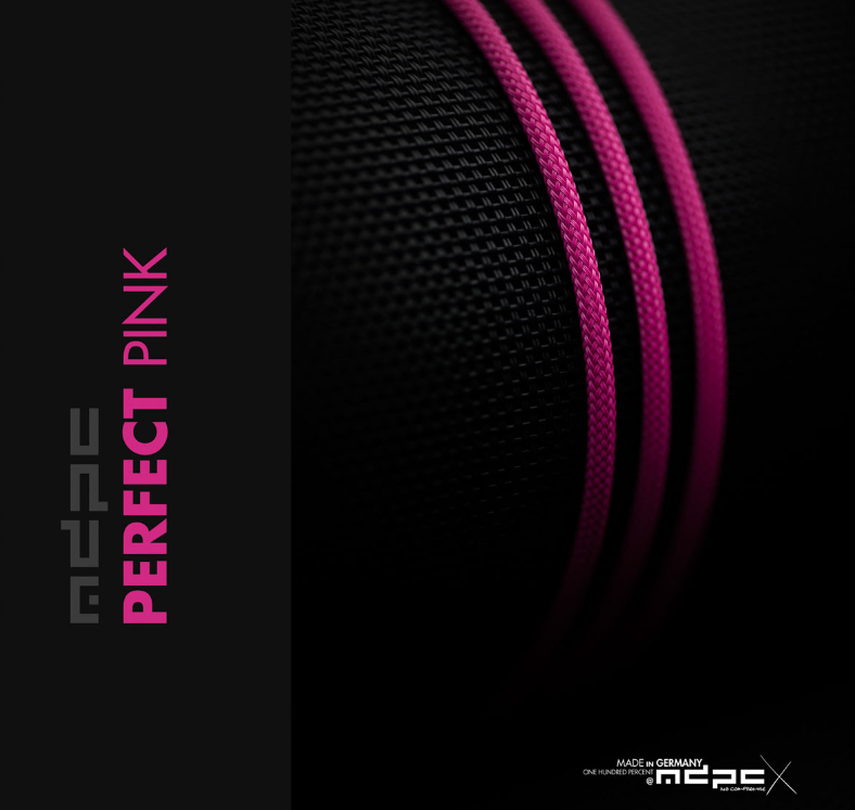 MDPC-X Perfect-Pink Cable Sleeve XTC (SL-XTC-PP) - Achat / Vente Modding sur grosbill.com - 0