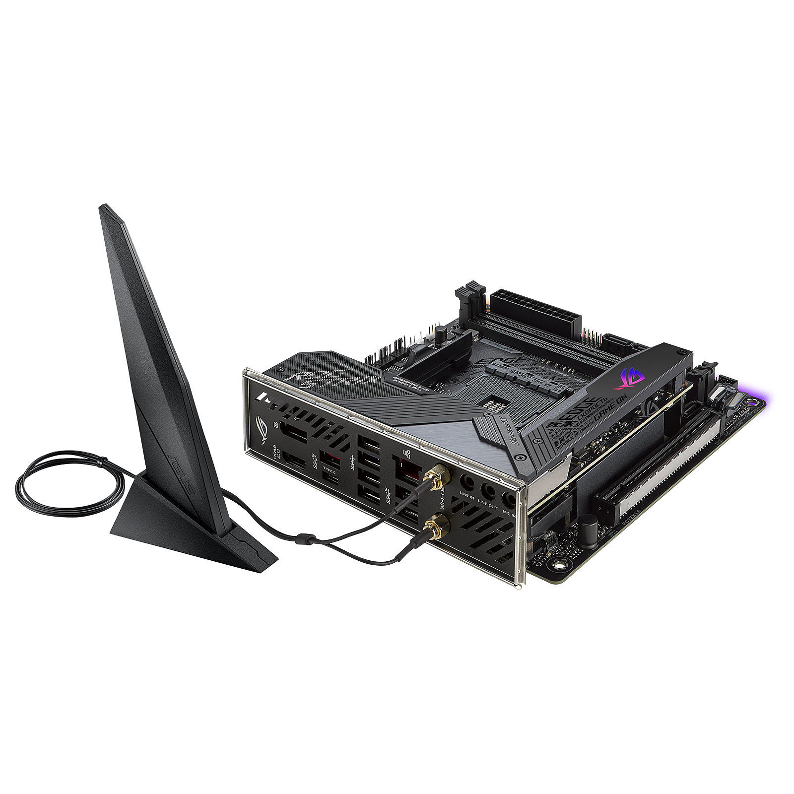 Asus ROG Strix X570-I Gaming   - Carte mère Asus - grosbill.com - 2