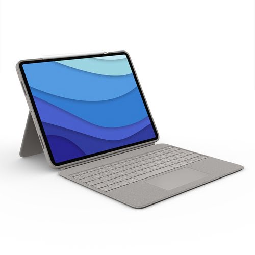 Logitech Combo Touch iPad Pro 12 9 Sable
