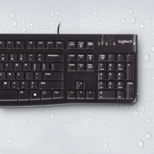 K120 Corded Keyboard Noir - Achat / Vente sur grosbill.com - 7