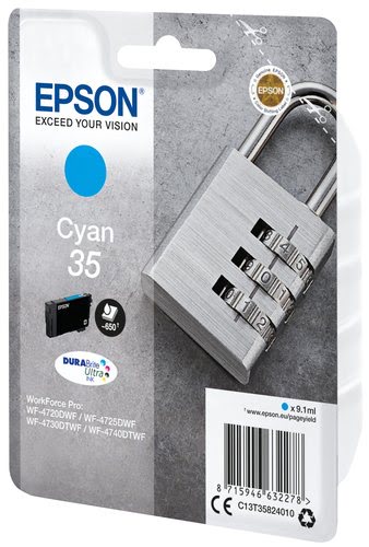 Epson - Cyan - C13T35824010 - Achat / Vente Consommable imprimante sur grosbill.com - 1
