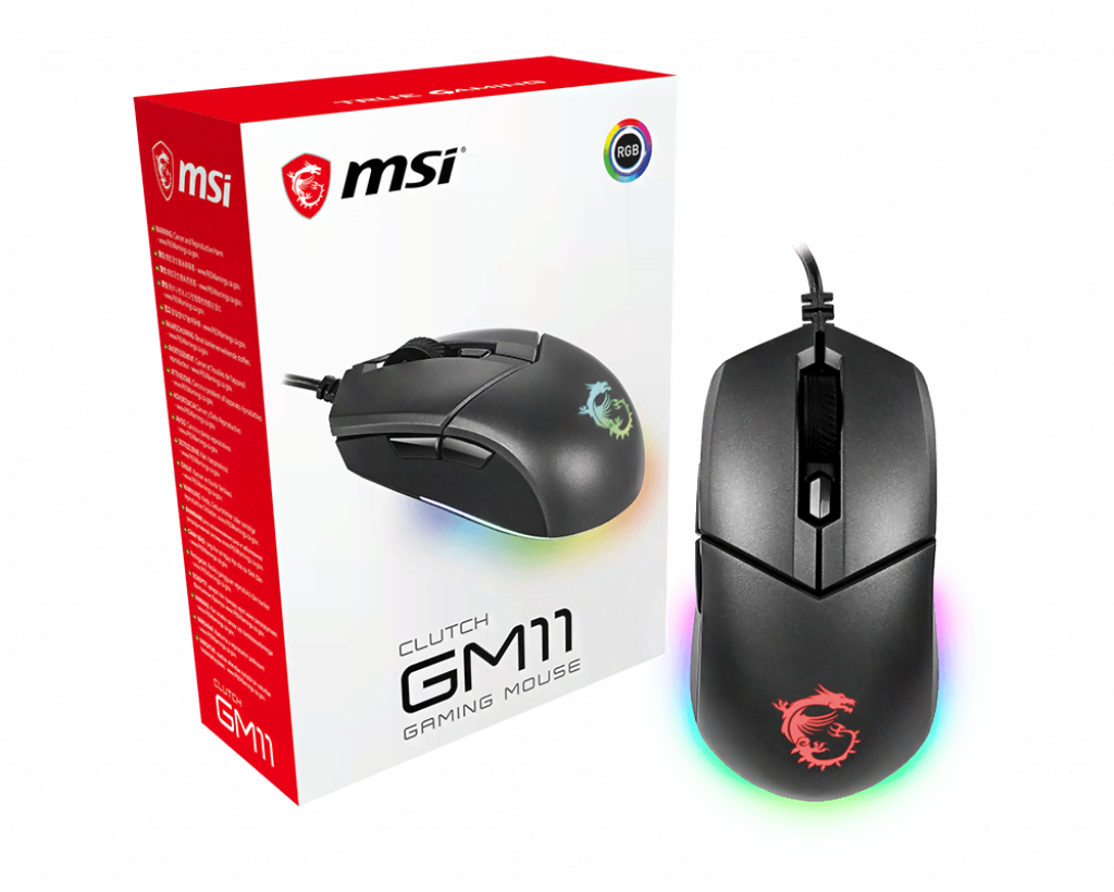 MSI Clutch GM11 - Souris PC MSI - grosbill.com - 2