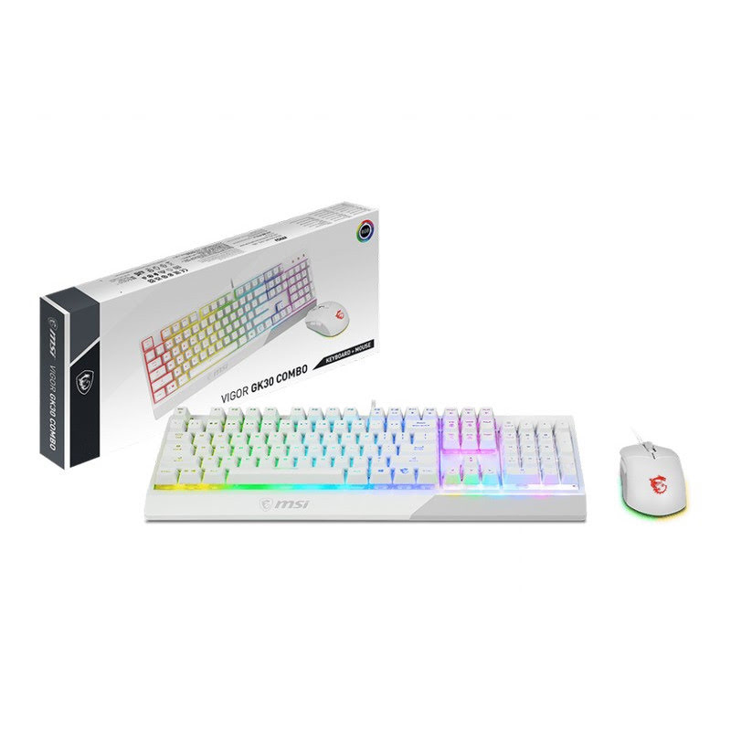 MSI Vigor GK30 COMBO WHITE - Pack Clavier/Souris - grosbill.com - 3