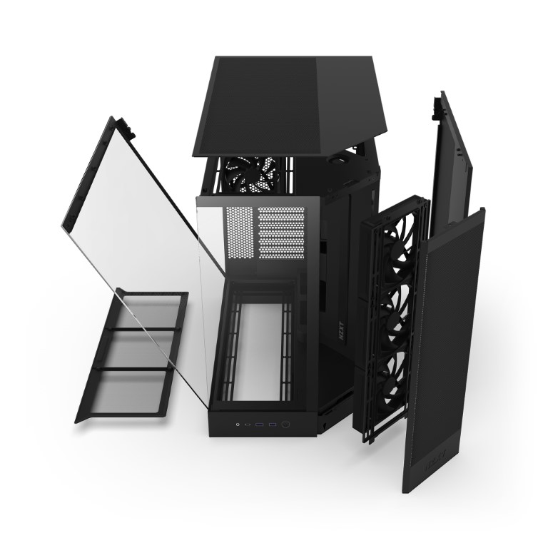 NZXT H9 Flow Noir Noir - Boîtier PC NZXT - grosbill.com - 3