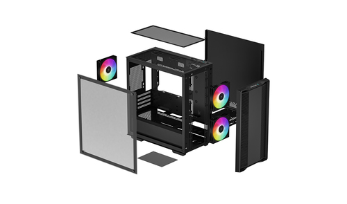 Deepcool CC360 ARGB Noir Noir - Boîtier PC Deepcool - grosbill.com - 8