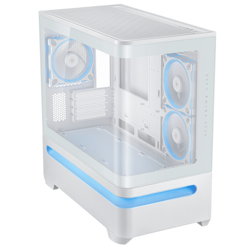 Asus Prime AP202 TG ARGB Blanc Blanc - Boîtier PC Asus - 2