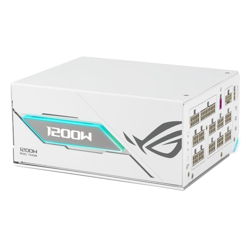 Asus ATX 1200W - 80+ Platinum - ROG Thor 1200W Platinum III White Edition (90YE00V5-B0NA00) - Achat / Vente Alimentation sur grosbill.com - 6