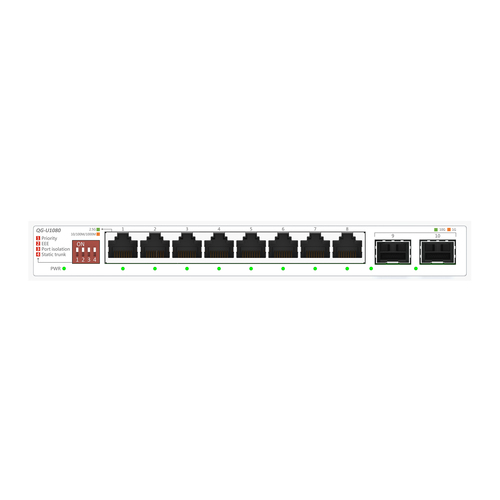 Switch Asus QG-U1080 - 8 Ports, 2,5G et 2 Ports 10G - grosbill.com - 1